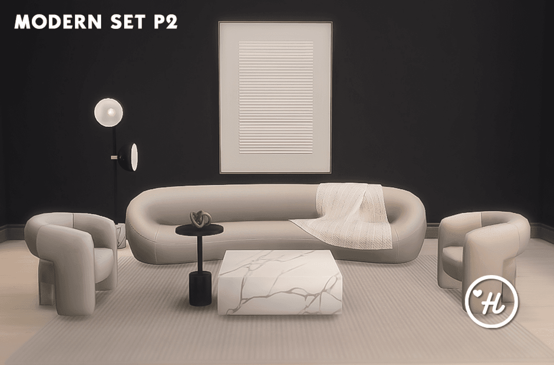 Галерея мода Набор для гостиной Modern Set Part 2 #1